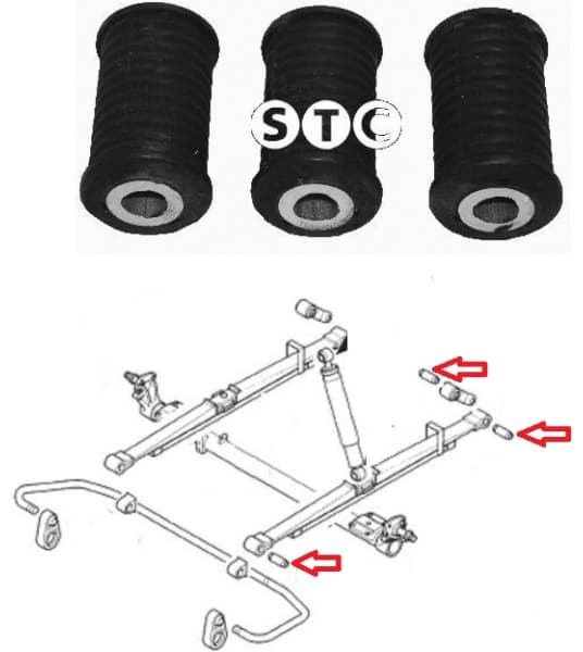 Bushing leaf spring T404779 - image 2