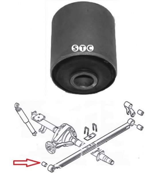 Bushing leaf spring T404831