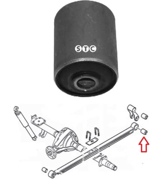 Bushing leaf spring T404832 - image 2