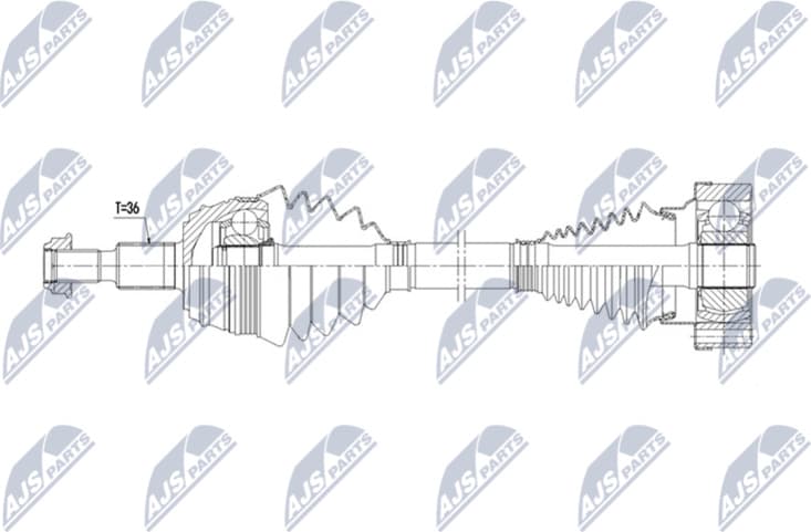 Drive Shaft NPW-AU-088
