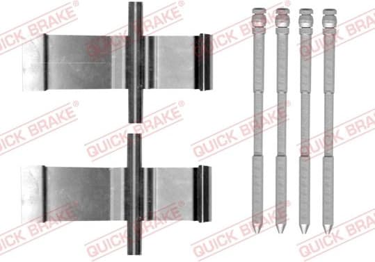 Accessory Kit, disc brake pad 109-0194