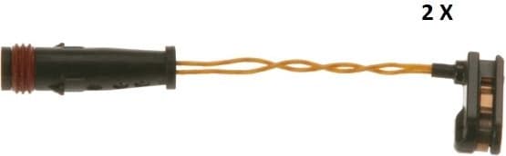 Warning Contact, brake pad wear GIC253