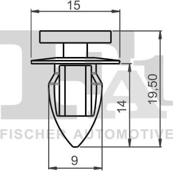 Clip, trim/protection strip 22-40012.10 - image 2