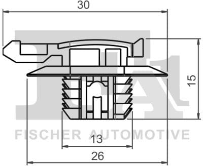 Clip, trim/protection strip 21-40036.25 - image 2