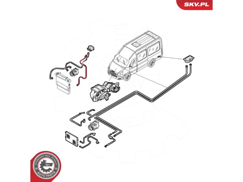 High/Low-pressure Line, air conditioning 54SKV641 - image 6