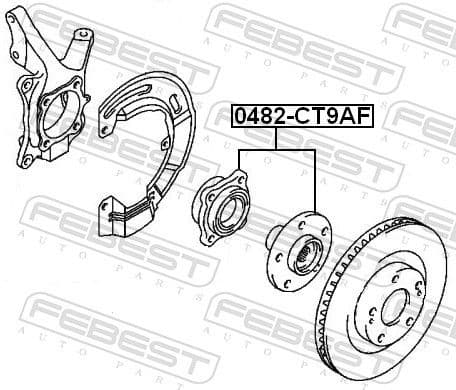 Wheel Hub 0482-CT9AF - image 2
