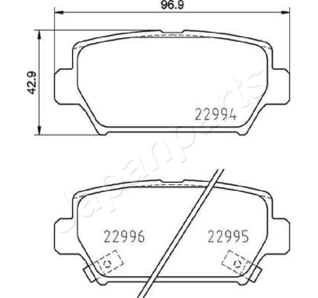 Brake Pad Set, disc brake PP-516AF