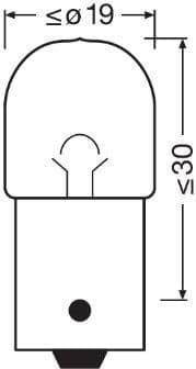 Osram Bulbs R10W 12V BA15S UNV1 2vnt - 5008-2BL (OSRAM) - Autoera - image 2