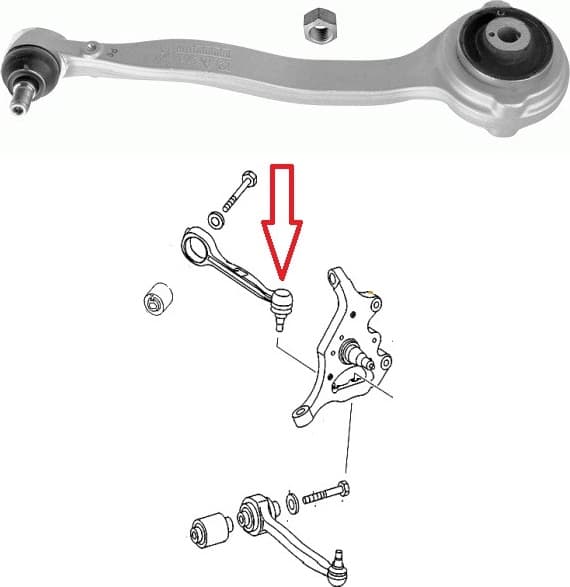 Arm front suspension 29633 03