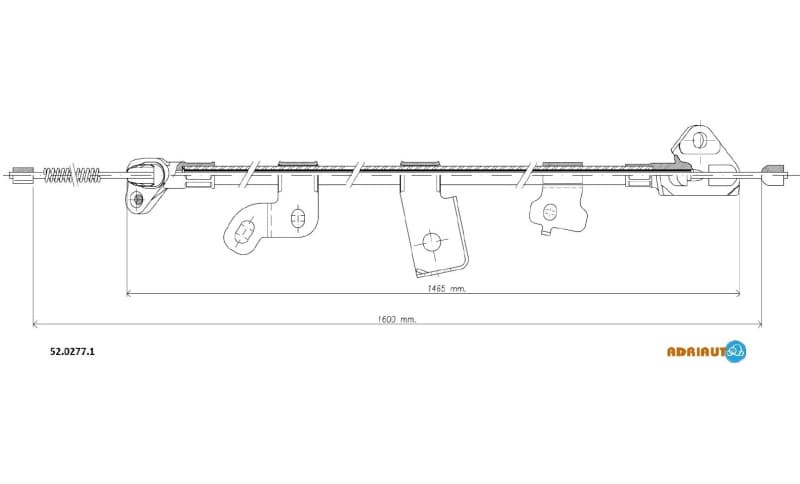 Cable handbrake 52.0277.1