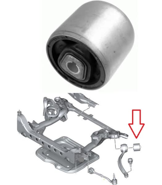 Silentblock front axle 34644 01