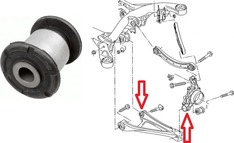Silentblock rear axle 30724 01 - image 2