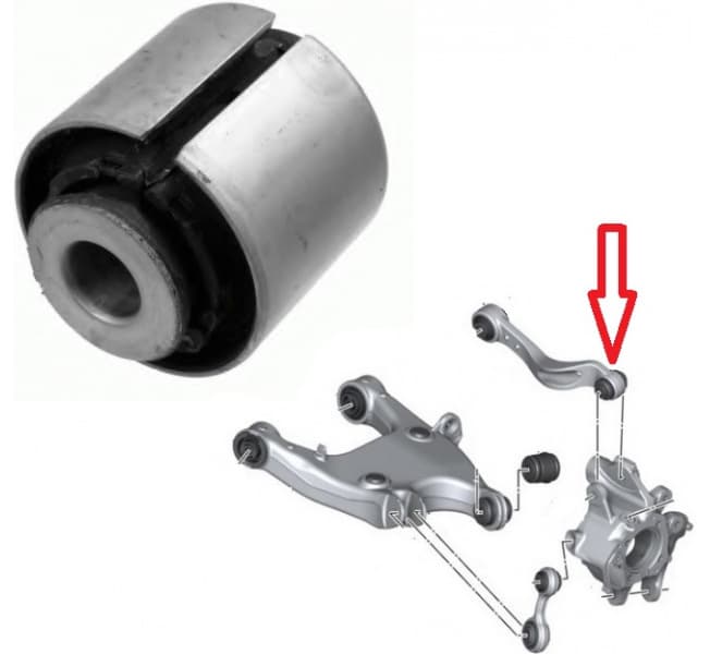 Silentblock rear axle 35385 01