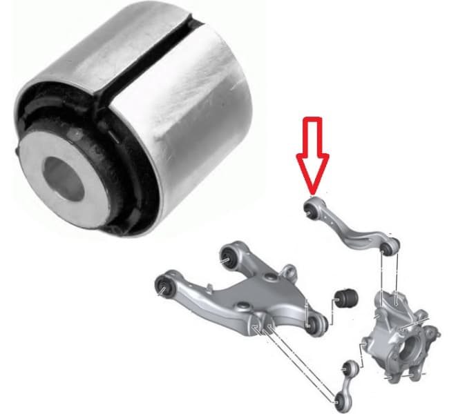 Silentblock rear axle 35386 01