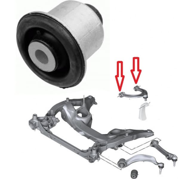 Silentblock front axle 36016 01