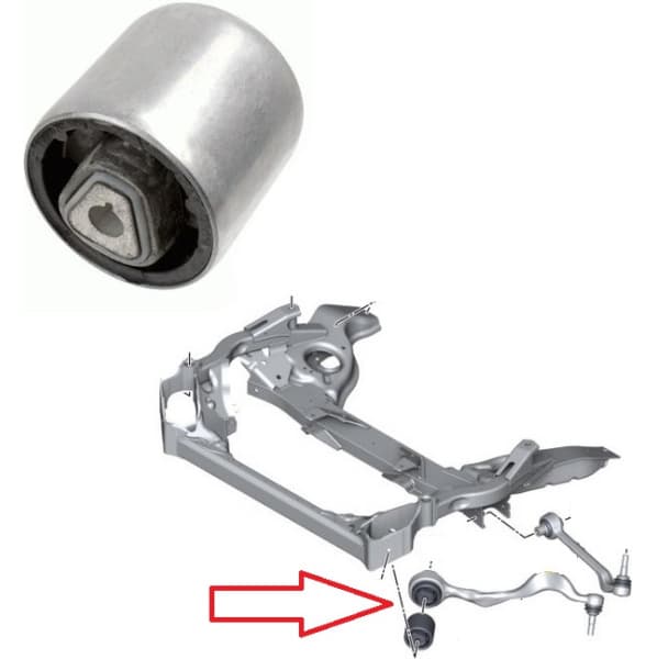 Silentblock 1pc front axle 30346 01