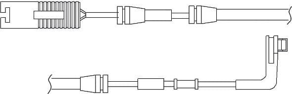 Brake pad wear indicator WS0224A