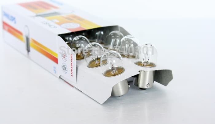 Lemputė 12V 10W BA15s  - 12814CP (PHILIPS) - Autoera