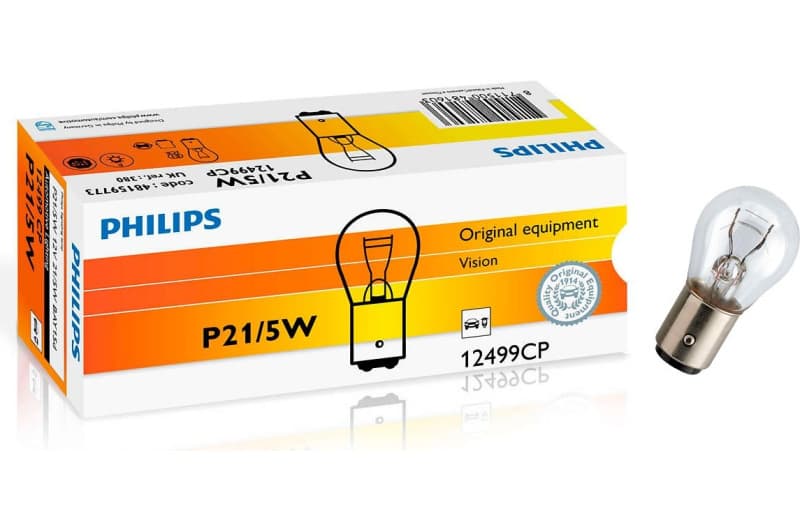 Lemputė 12V 21/5W BAY15d - 12499CP (PHILIPS) - Autoera