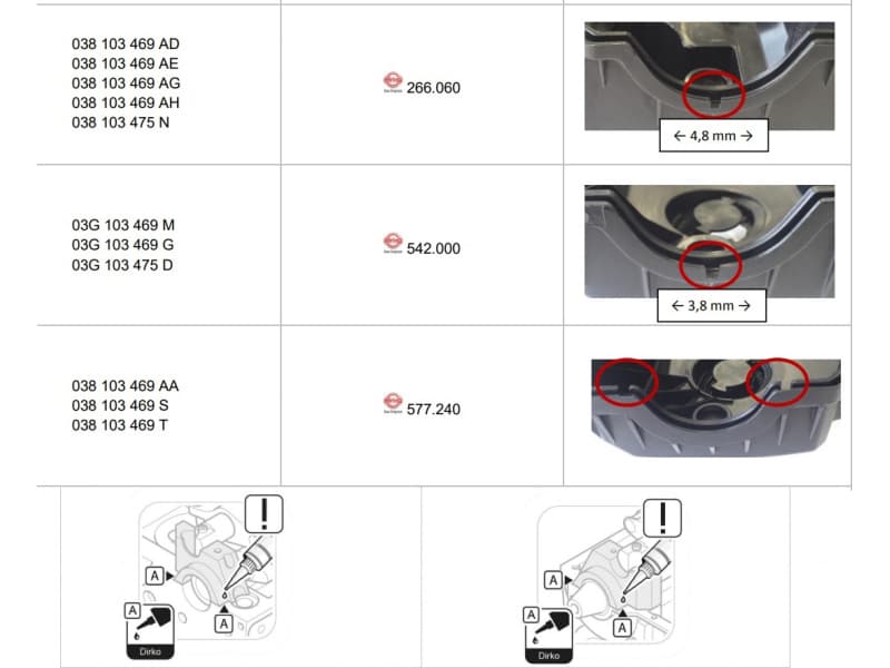 Gasket valve cover 266.060 - image 2