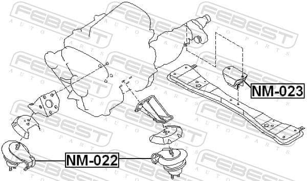 Mounting, engine NM-022 - image 2