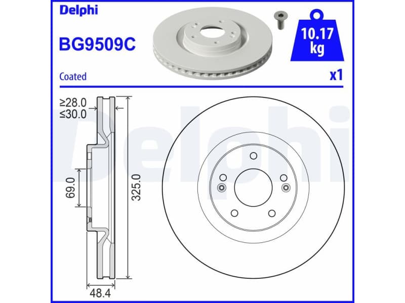 Brake Disc BG9509C