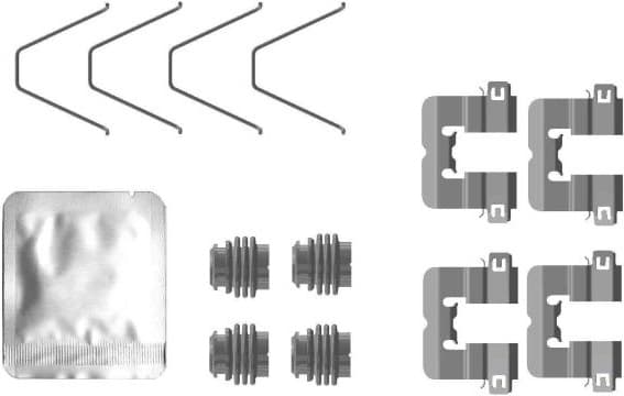 Accessory Kit, disc brake pad 82553800