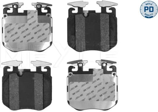 Brake Pad Set, disc brake MEYLE-PD: Advanced performance and design. 025 223 9220/PD