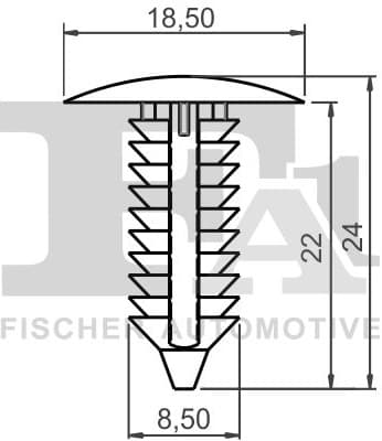 Clip, trim/protection strip 21-10024.25 - image 2