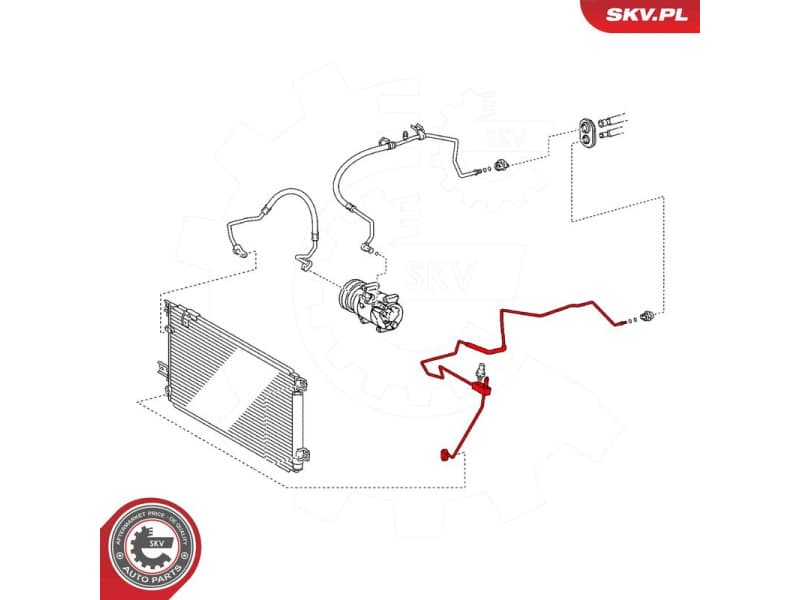 High-pressure Line, air conditioning 54SKV710
