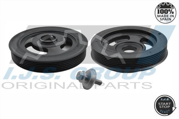 Belt Pulley Set, crankshaft Technology & Quality, Made in Spain 17-1063SET - image 2