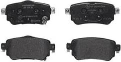 Brake pads rear, Top Quality FDB4842