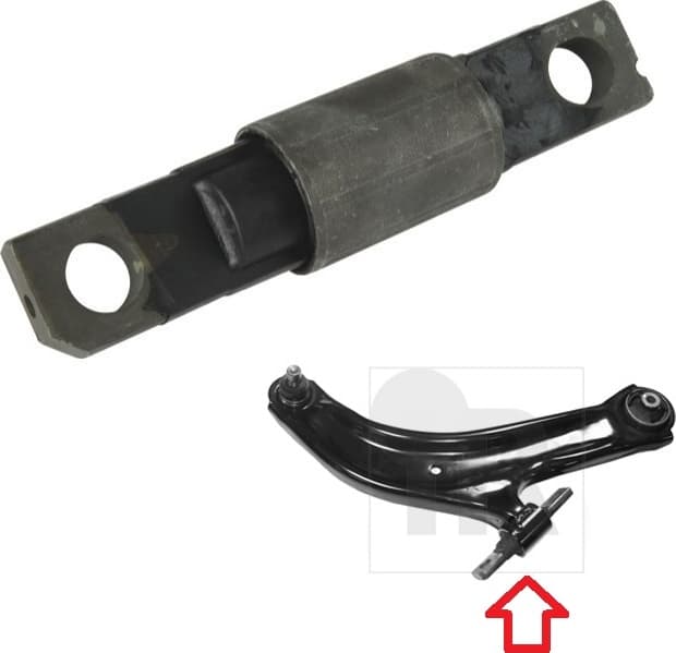 Silentblock front axle 87-08535