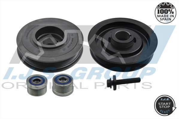 Belt Pulley Set, crankshaft Technology & Quality, Made in Spain 17-1030KSET - image 2