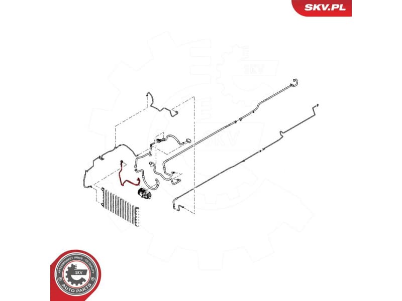 High/Low-pressure Line, air conditioning 54SKV619