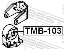 Mounting, engine TMB-103 - image 2