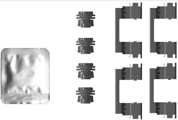 Accessory Kit, disc brake pad 82553300