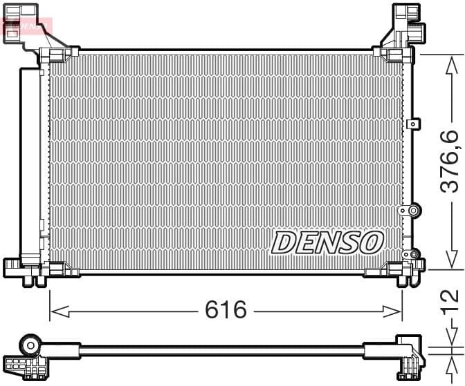 Condenser, air conditioning DCN50133