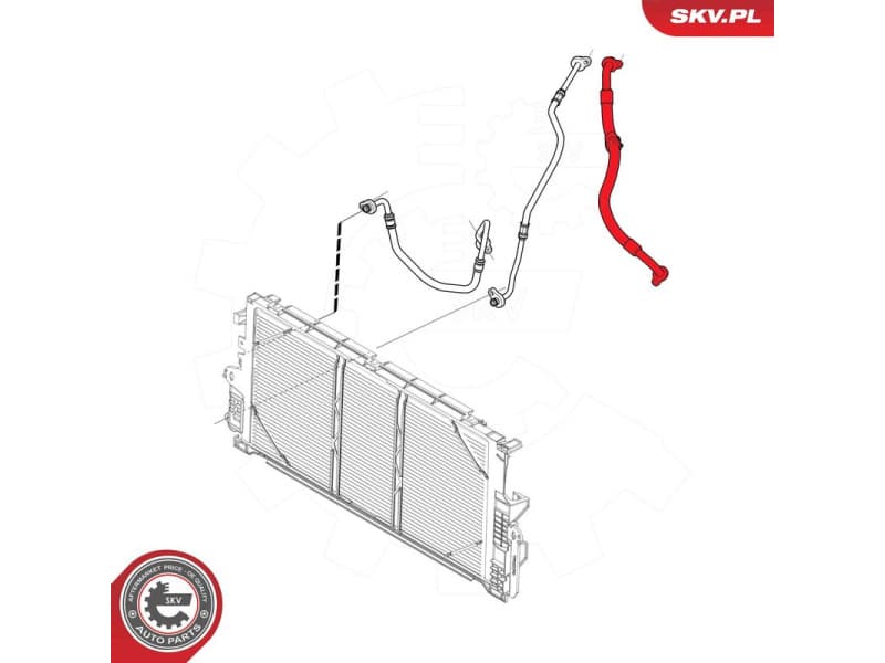 High/Low-pressure Line, air conditioning 54SKV713
