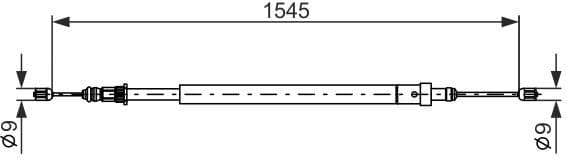 Cable Pull, parking brake 1987477583 - image 5