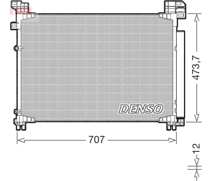 Condenser, air conditioning DCN51020