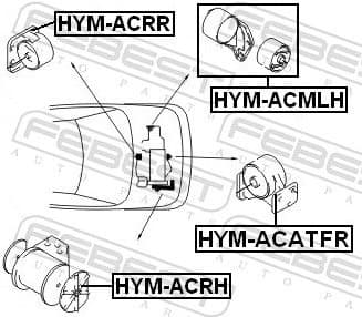 Mounting, engine HYM-ACATFR - image 2