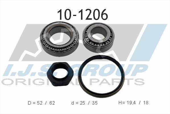 Wheel Bearing Kit 10-1206 - image 2