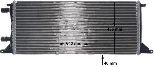 Low Temperature Cooler, charge air cooler BEHR CR 2111 000S
