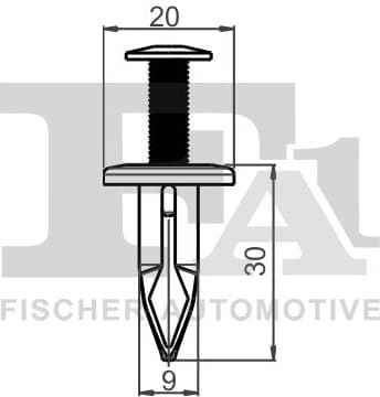 Clip, trim/protection strip 77-30003.25 - image 2