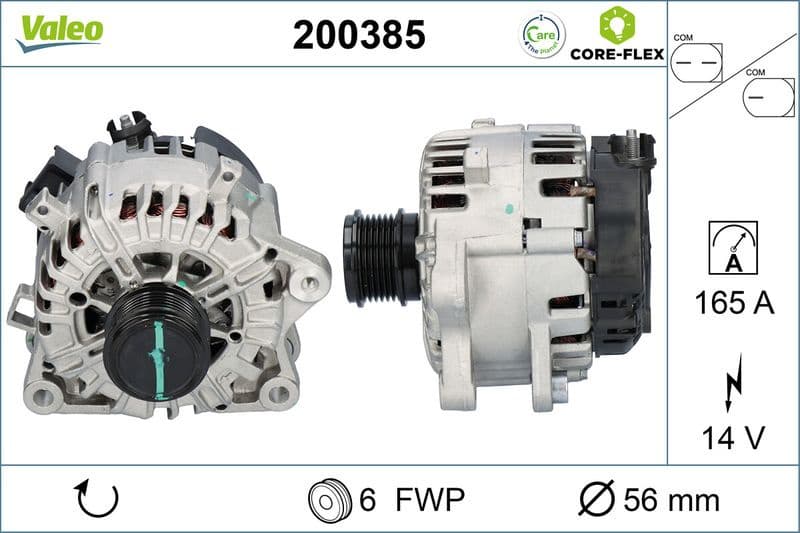 Alternator VALEO CORE-FLEX 200385
