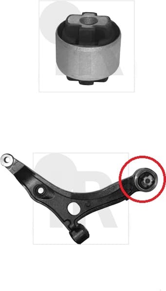 Silentblock front axle 87-01382