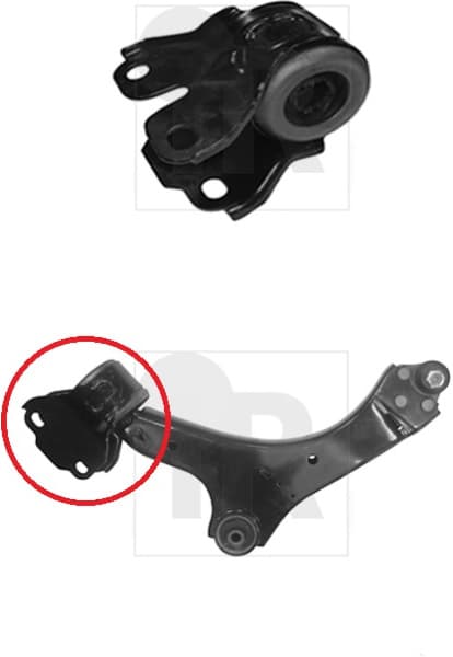 Silentblock front axle 87-01752