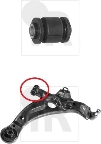 Silentblock front axle 87-08776