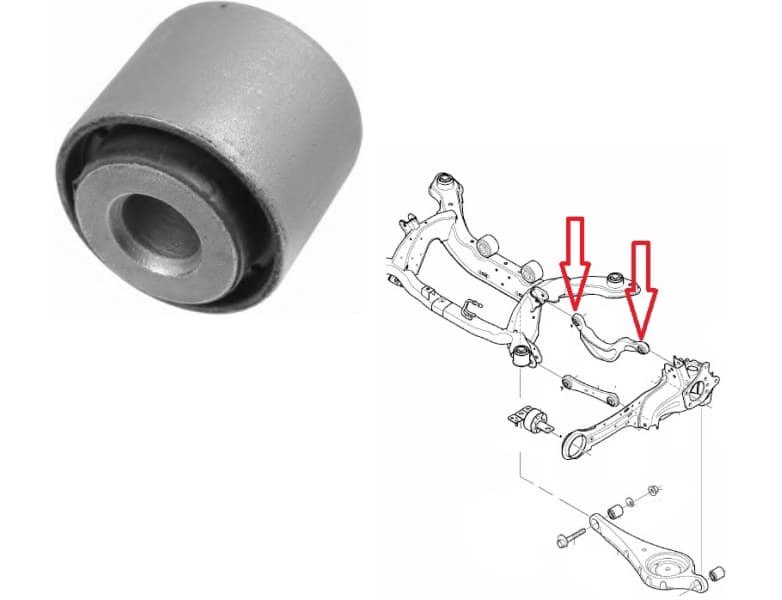 Silentblock rear axle IM1664 - image 2